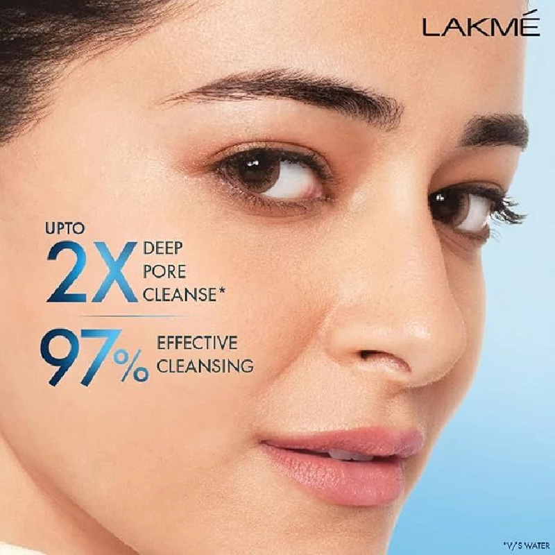 Lakme Micellar Pure Facewash for Deep Pore Cleanse, 100 g-5.webp